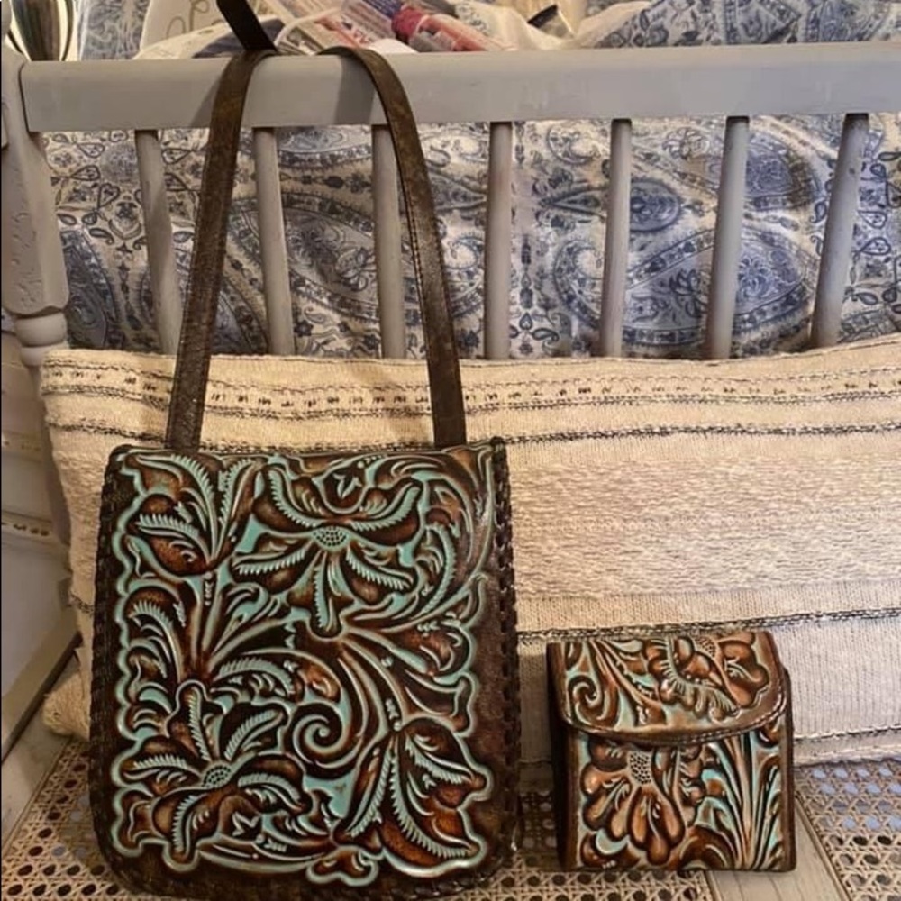 Patricia Nash purse and wallet. Barely used